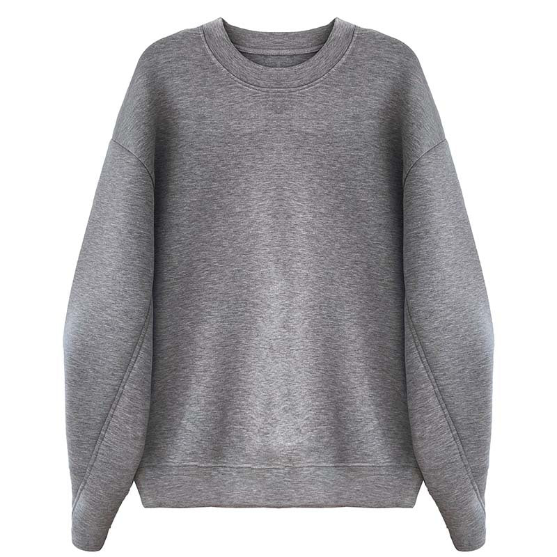 Stylish space cotton sweater spring and autumn thin design sense loose ins lazy wind air layer top