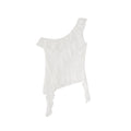 Spice Girl Sexy Hook Lace Slant Collar Outfit Shoulder Strap Tank Top