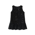 Age Reduced Low Waist Sequins Sleeveless Tank Top Dress