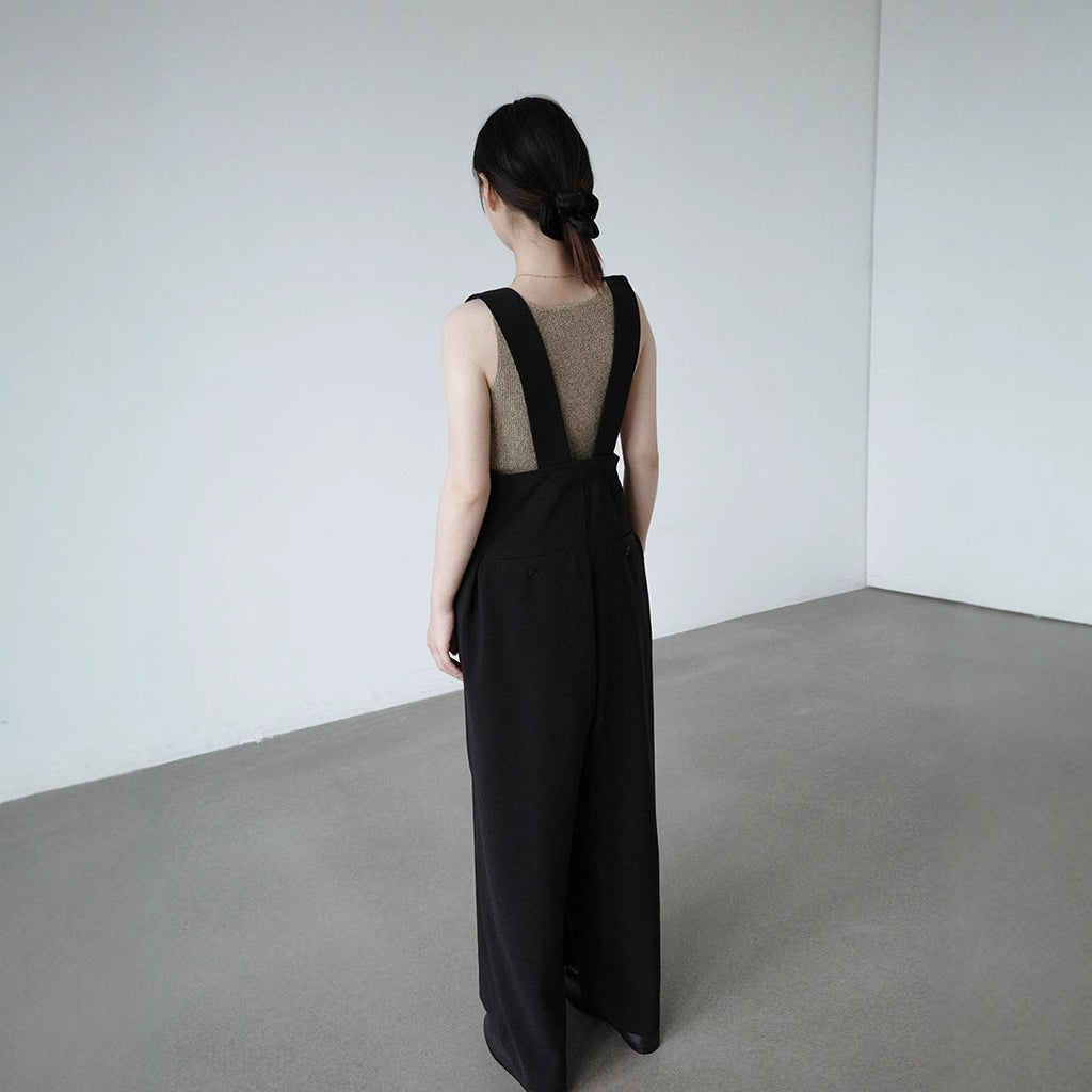 Spring and summer new street-feeling high-waisted wide-leg casual pants
