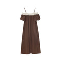 Dopamine fresh age reduction loose meat cover thin suspender dress