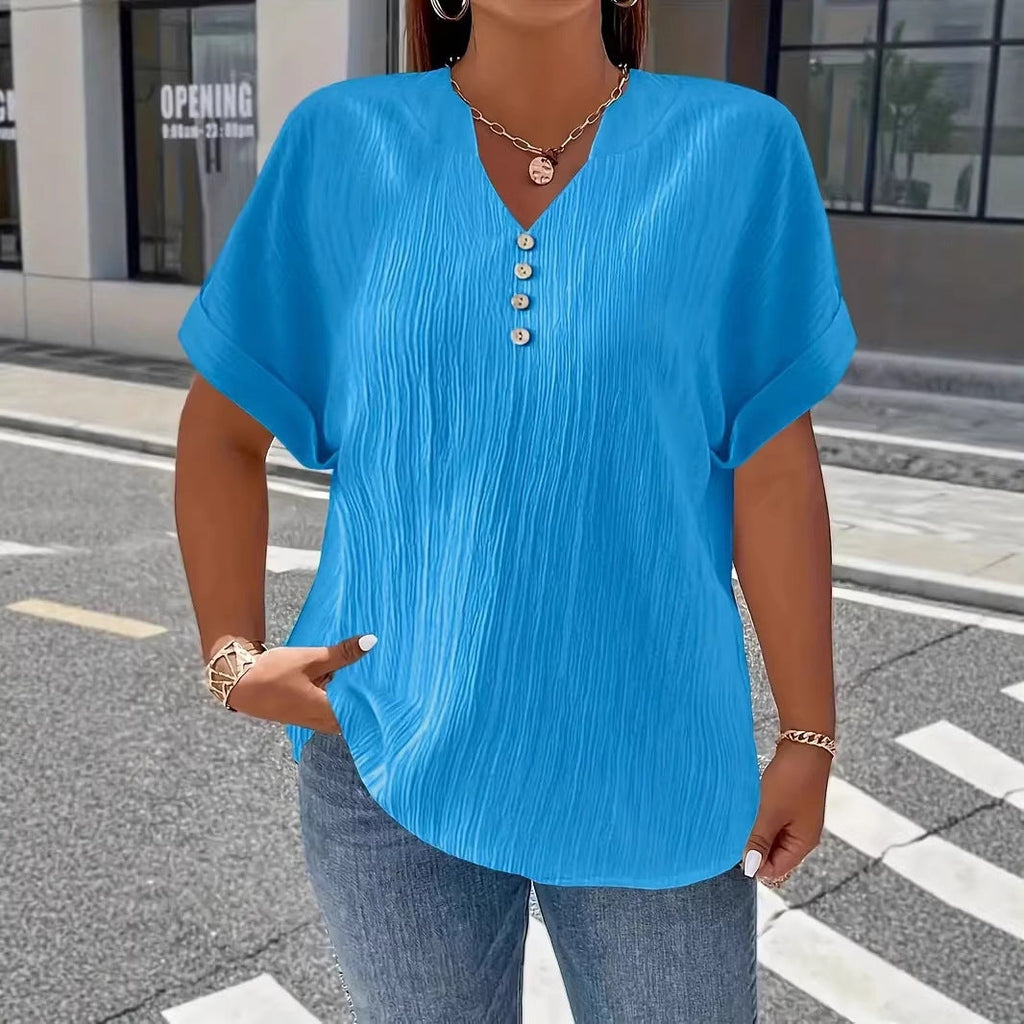 New spring clothes, new spring tops, short-sleeved women's t-shirts, women's short-sleeved tops, and women's summer short-sleeved tops