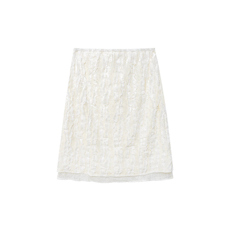 Slim temperament high-waisted hip-hugging skirt