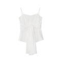Sweet little bow design suspender top