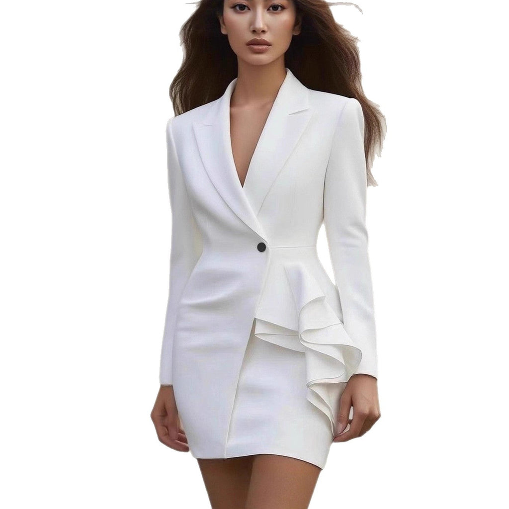 Long Sleeve Blazer Bodycon Dress