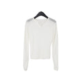 Relaxed Vacation V-Neck Knitted Blouse