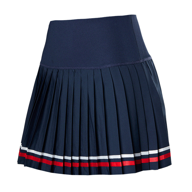 Women's Tennis Skirt Quick-Drying Sports Pleated Skirt with Shorts Fitness Yoga