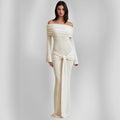 Slim fit shoulder dress