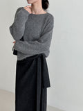 Temperament pleated high waist straps straight skirt women's autumn new velvet personalized design long skirt 1726