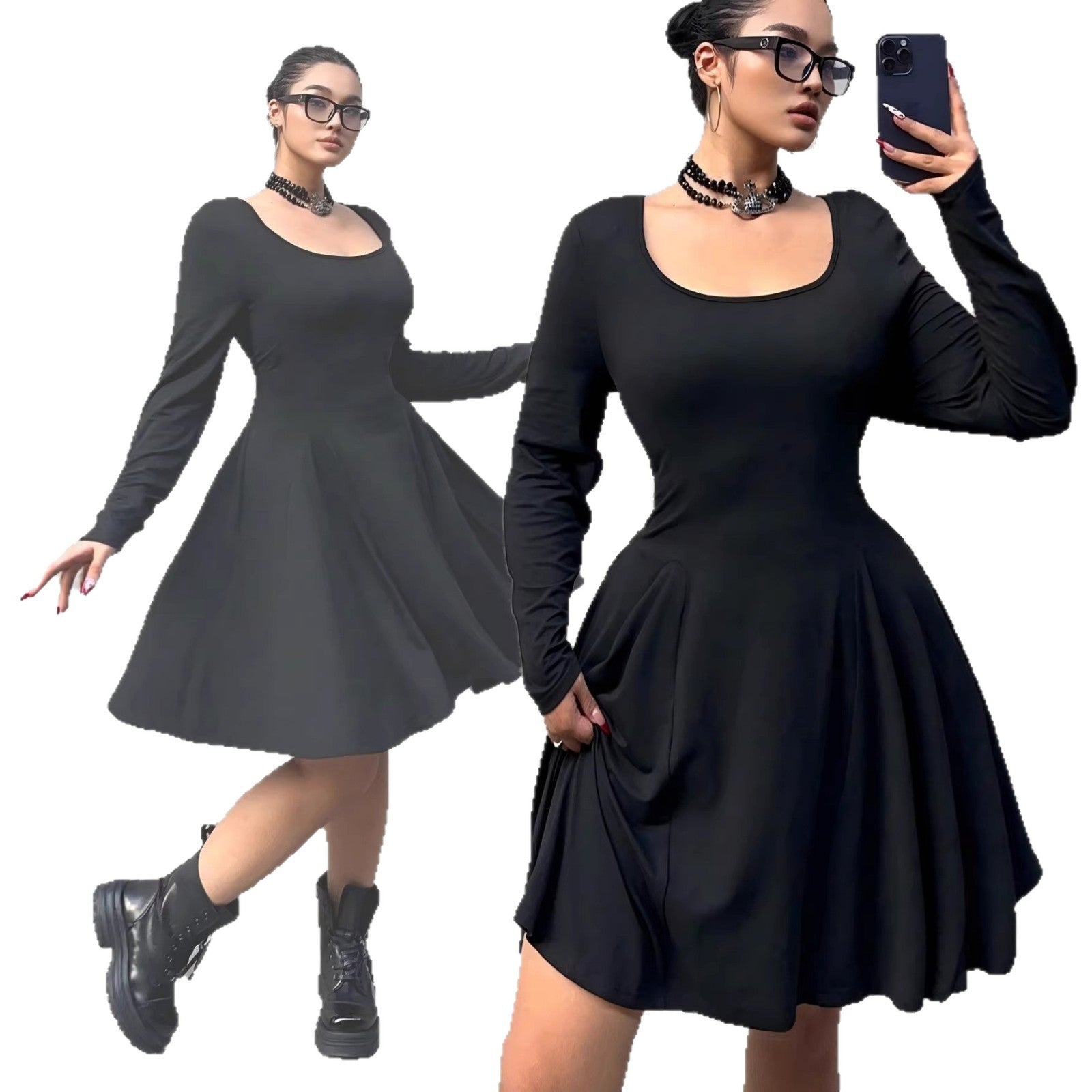 Skirt Summer Large Size Dress Premium Temperament Dress Spring Summer Long Dress