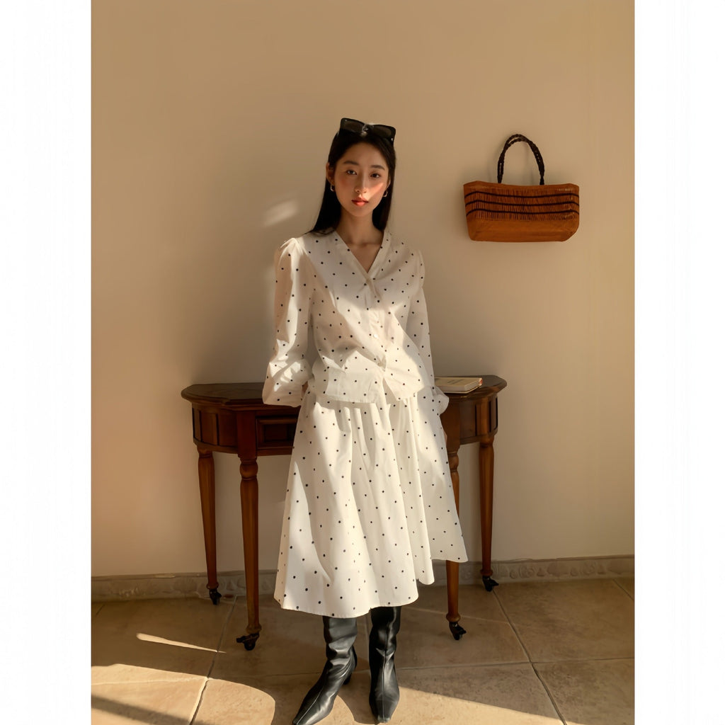 Xiaoqing dear, sweet age-reducing floral a-word skirt.