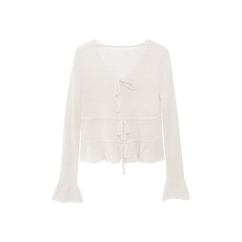 V-Neck Knit Sweater