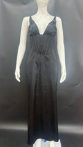 Long French Satin Spice Girl Suspender Dress