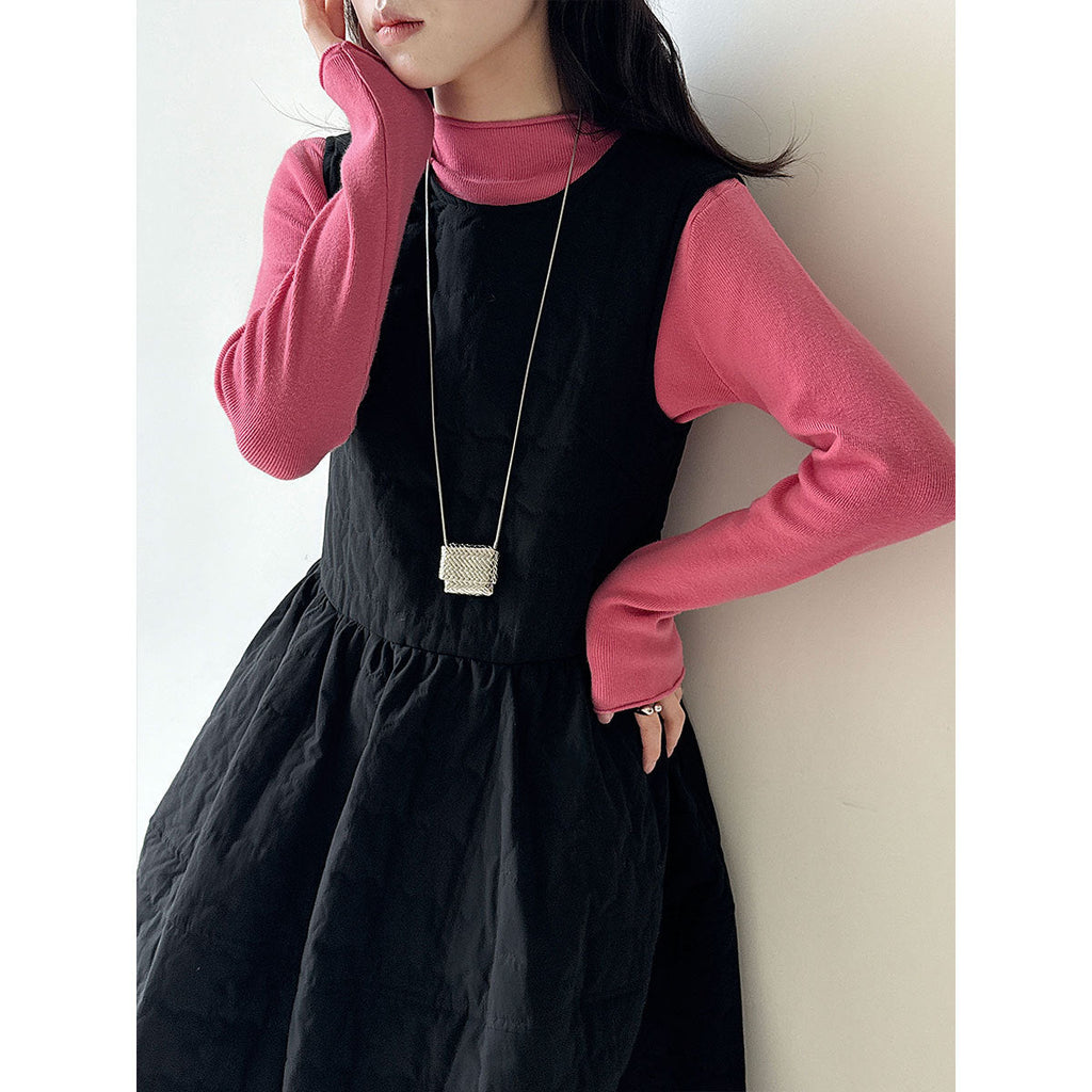 Versatile soft & skin-friendly knit top: women's fall/winter turtleneck tee