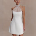 Sexy waist hanging short skirt slim resort style dress evening dress
