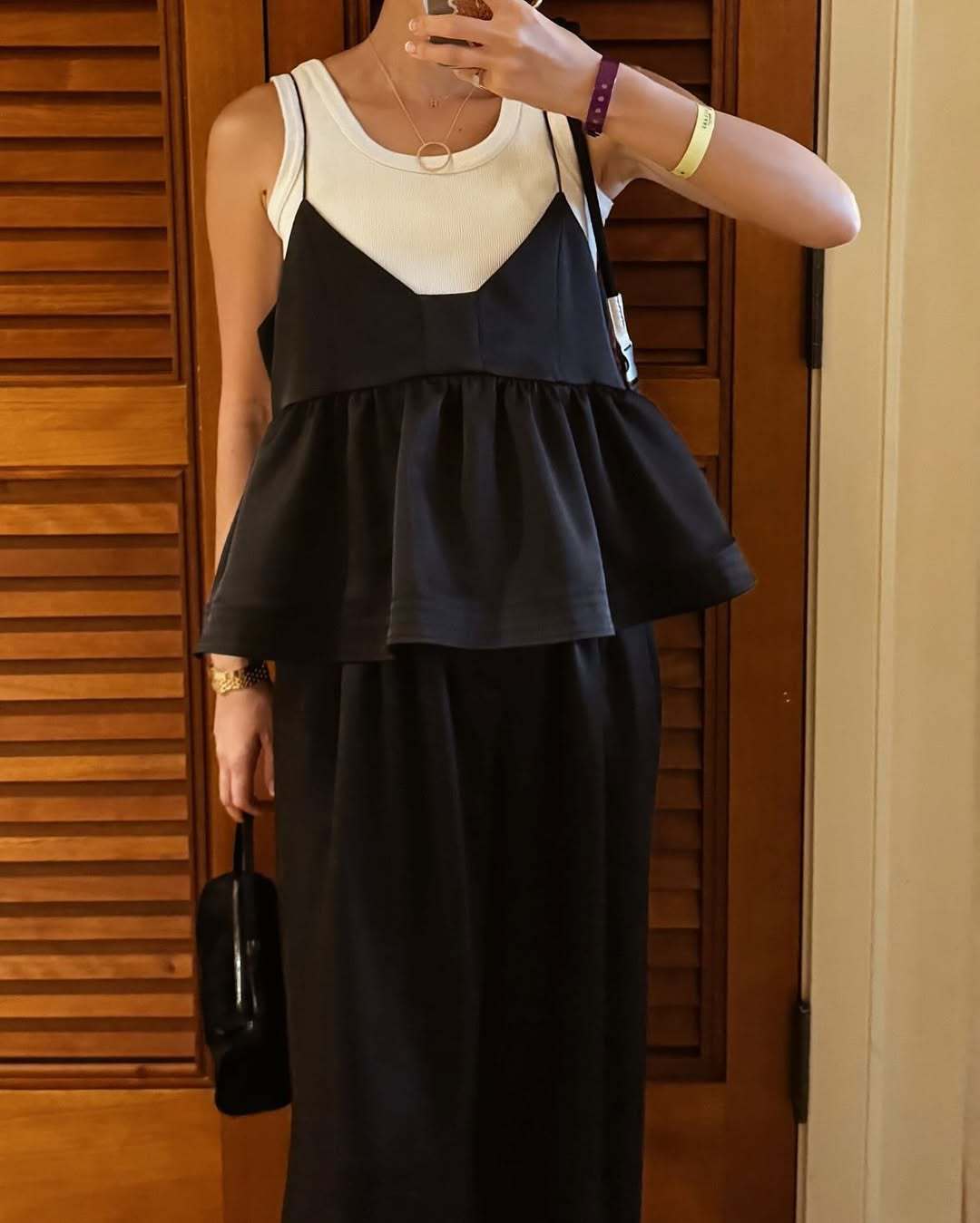 Spring and summer Kochi style gentle and lazy fashionable suspenders pants vacation casual loose and thin suit