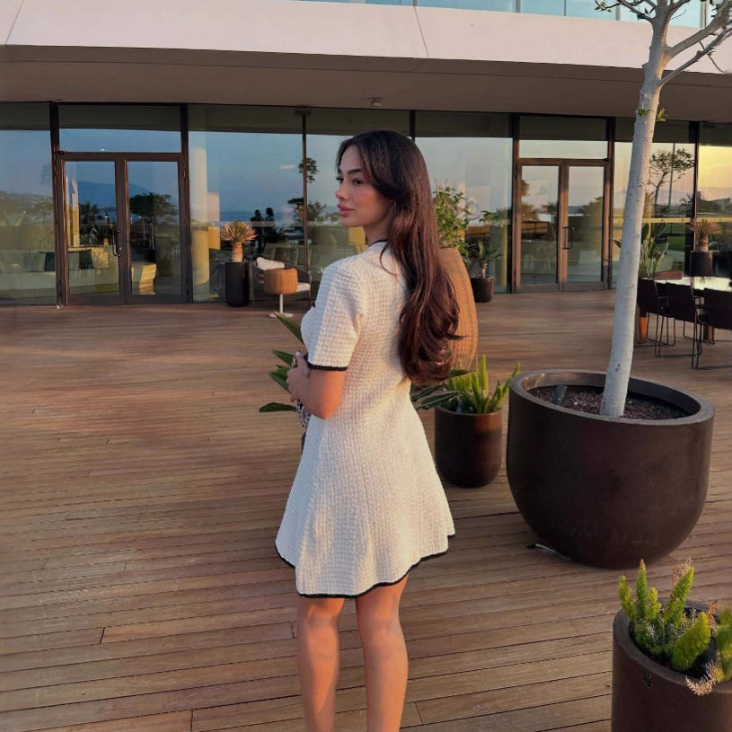 Waist slim dress