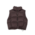 Winter new casual funnel collar white duck down bread down vest