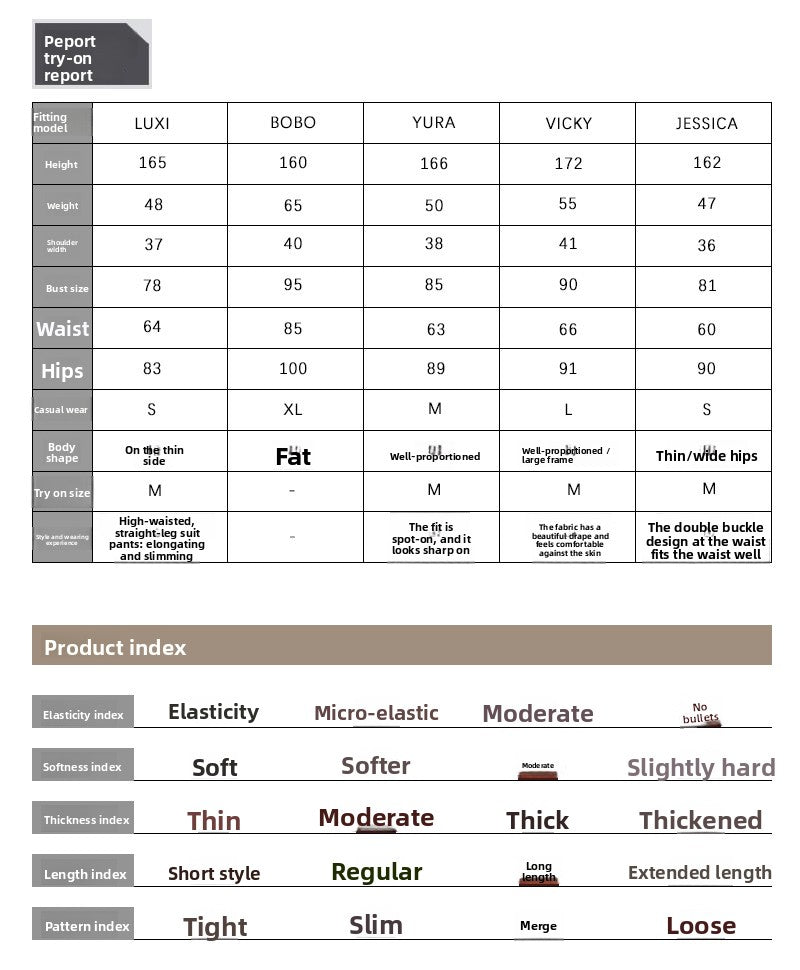 Spring New Fashion High Waist Cigarette Tube Wide Leg Pants Loose Straight Floor Mopping Suit Pants