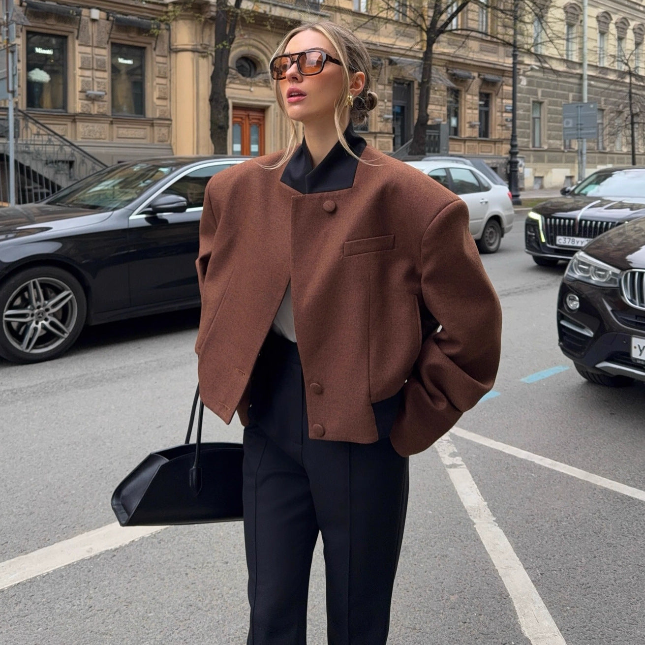 Casual commuter short jacket