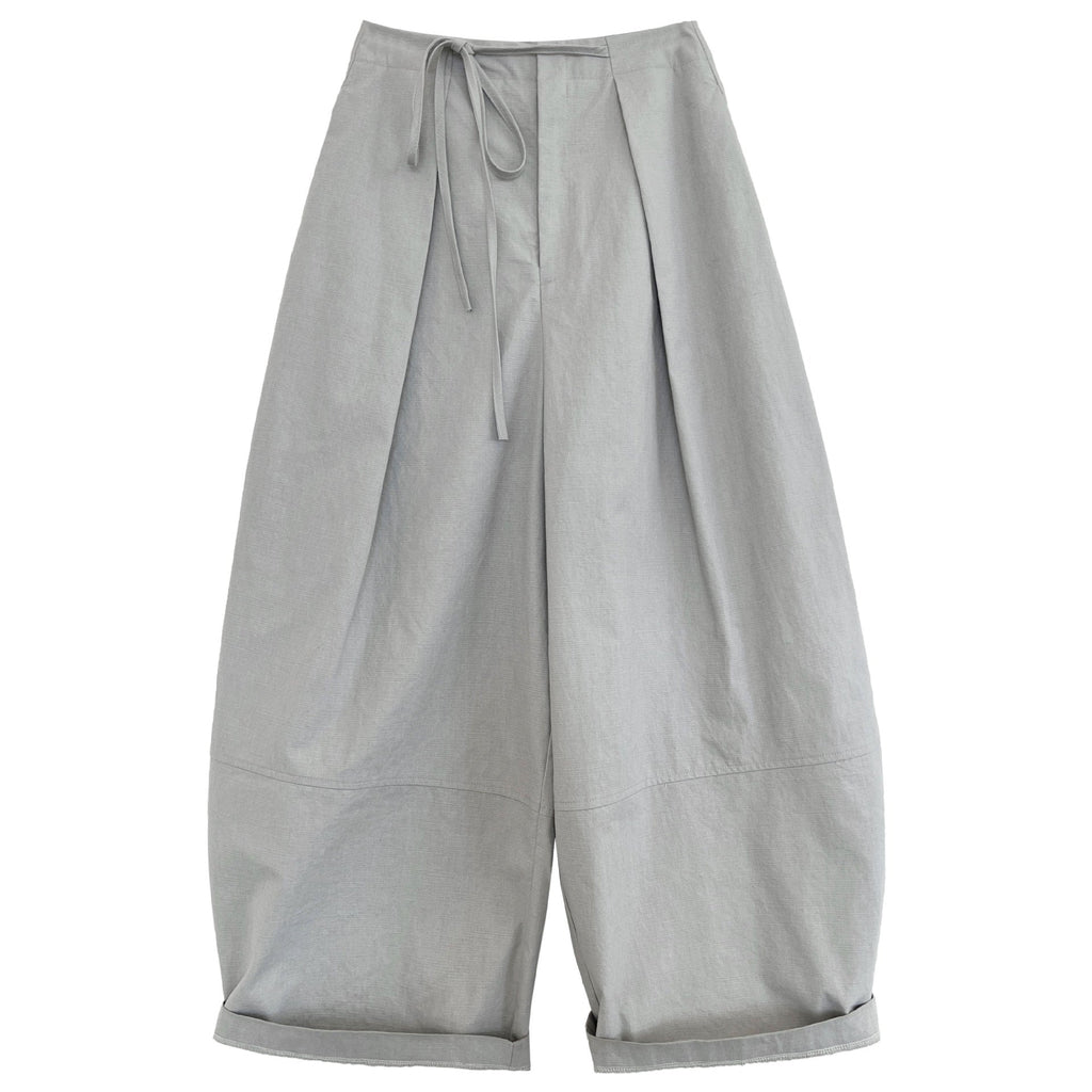 Korean pleated loose drape balloon pants autumn lazy versatile trousers