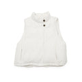 Winter new white duck down stand-up collar cloud down vest