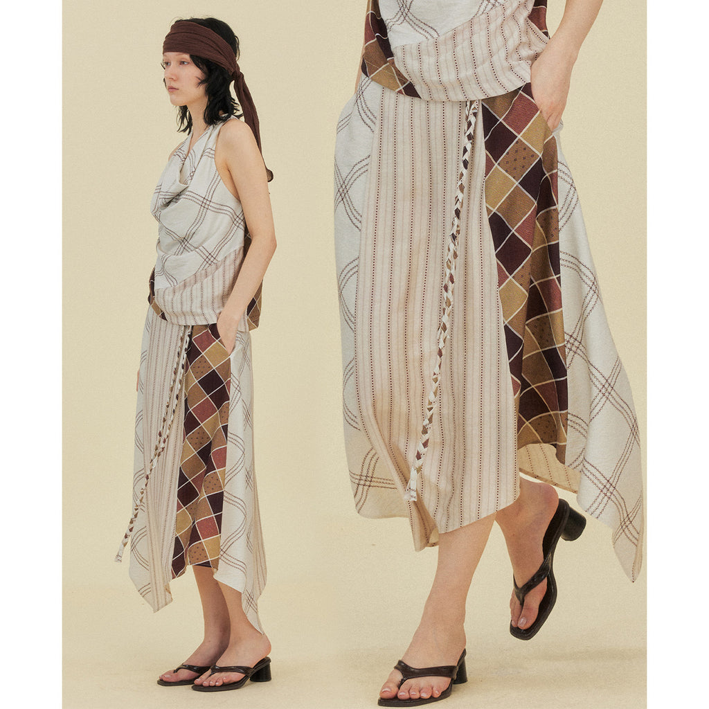 Splicing skirt