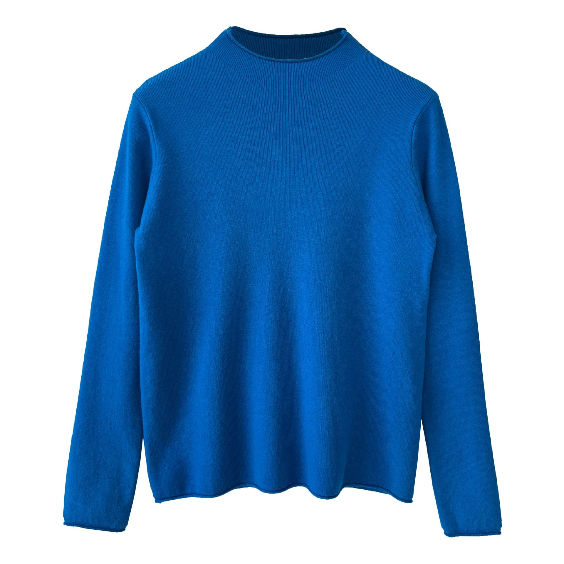 Versatile soft & skin-friendly knit top: women's fall/winter turtleneck tee