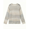 Lazy style texture knitted sweater