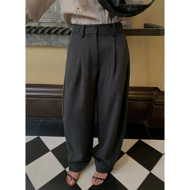 Minimalist Straight Leg Trousers