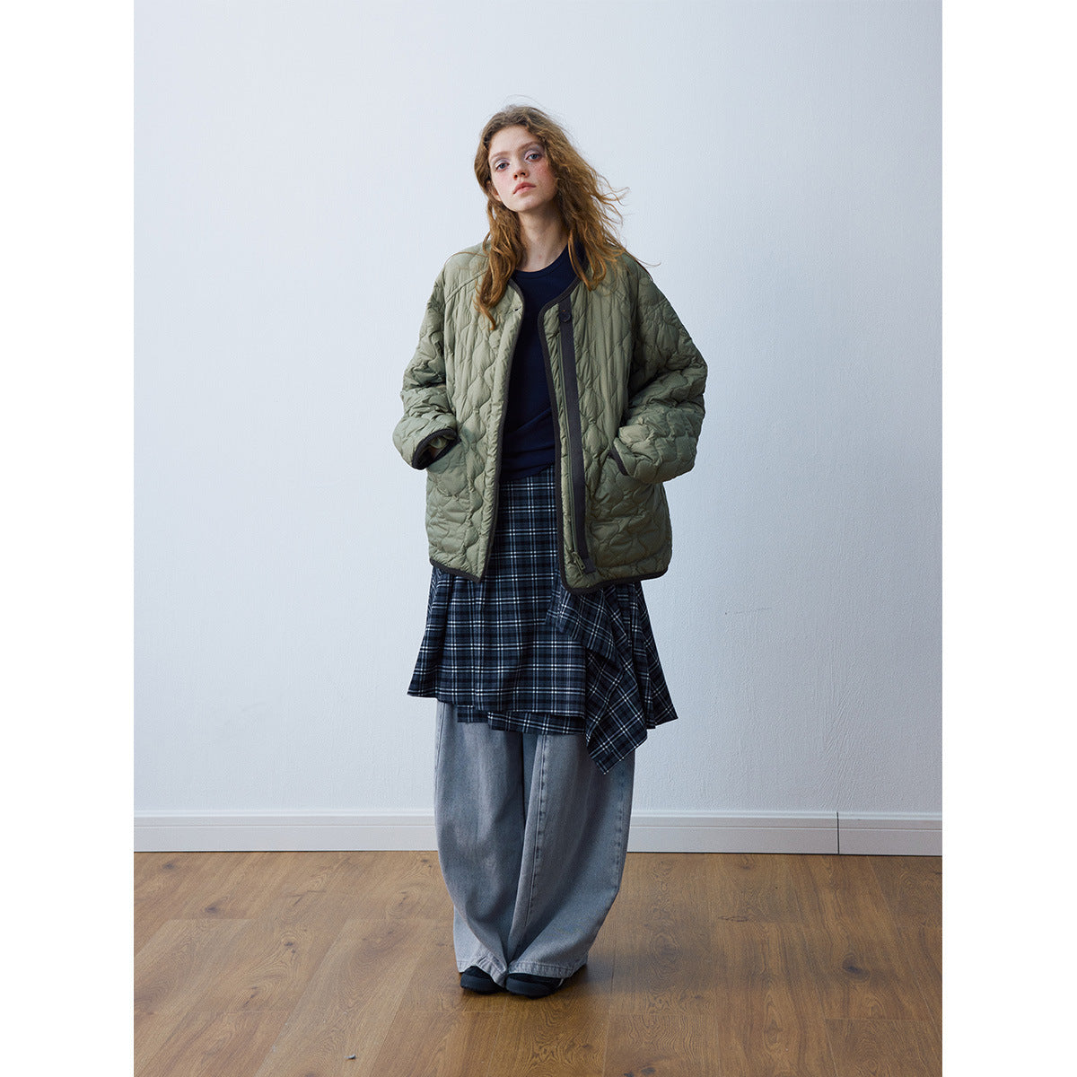 90 white duck down three-proof down jacket