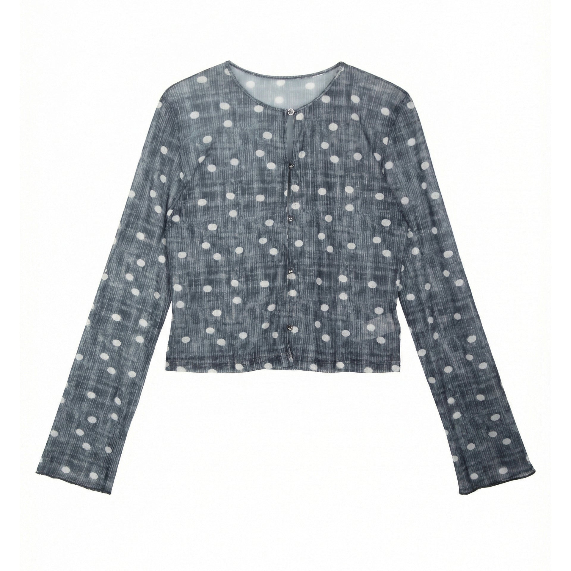 Fold on top of long-sleeved top