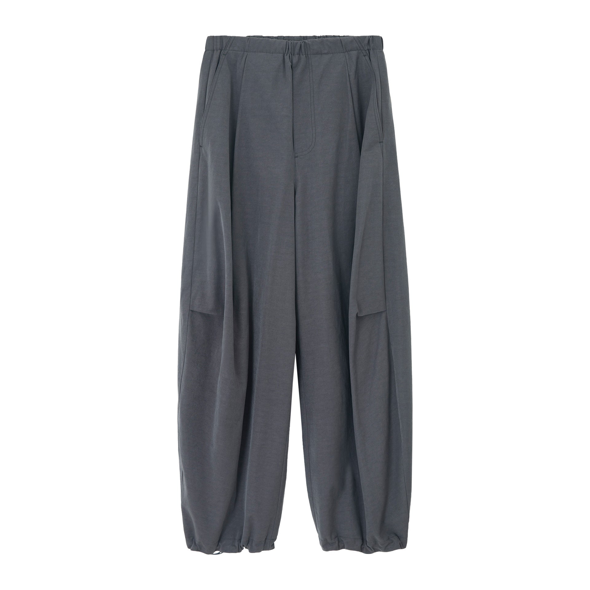 Winter new skin-friendly soft anti-fleece matte fleece-bottomed pleated casual pants