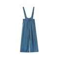 Women's Wide-Leg Straight Tencel Denim Overalls