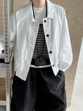 Spring new versatile loose short jacket women's design casual lapel jacket top