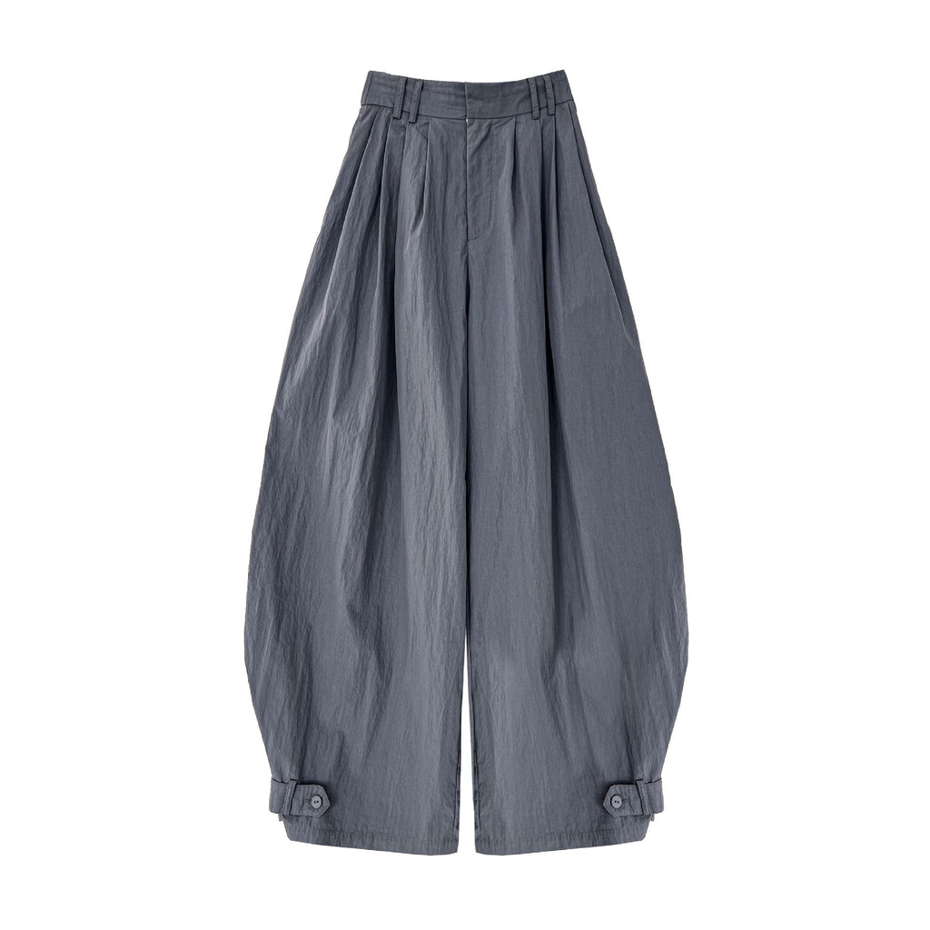 American retrocasualworkwear pants lazy trouser design pants women's autumnew arrivalloose pants