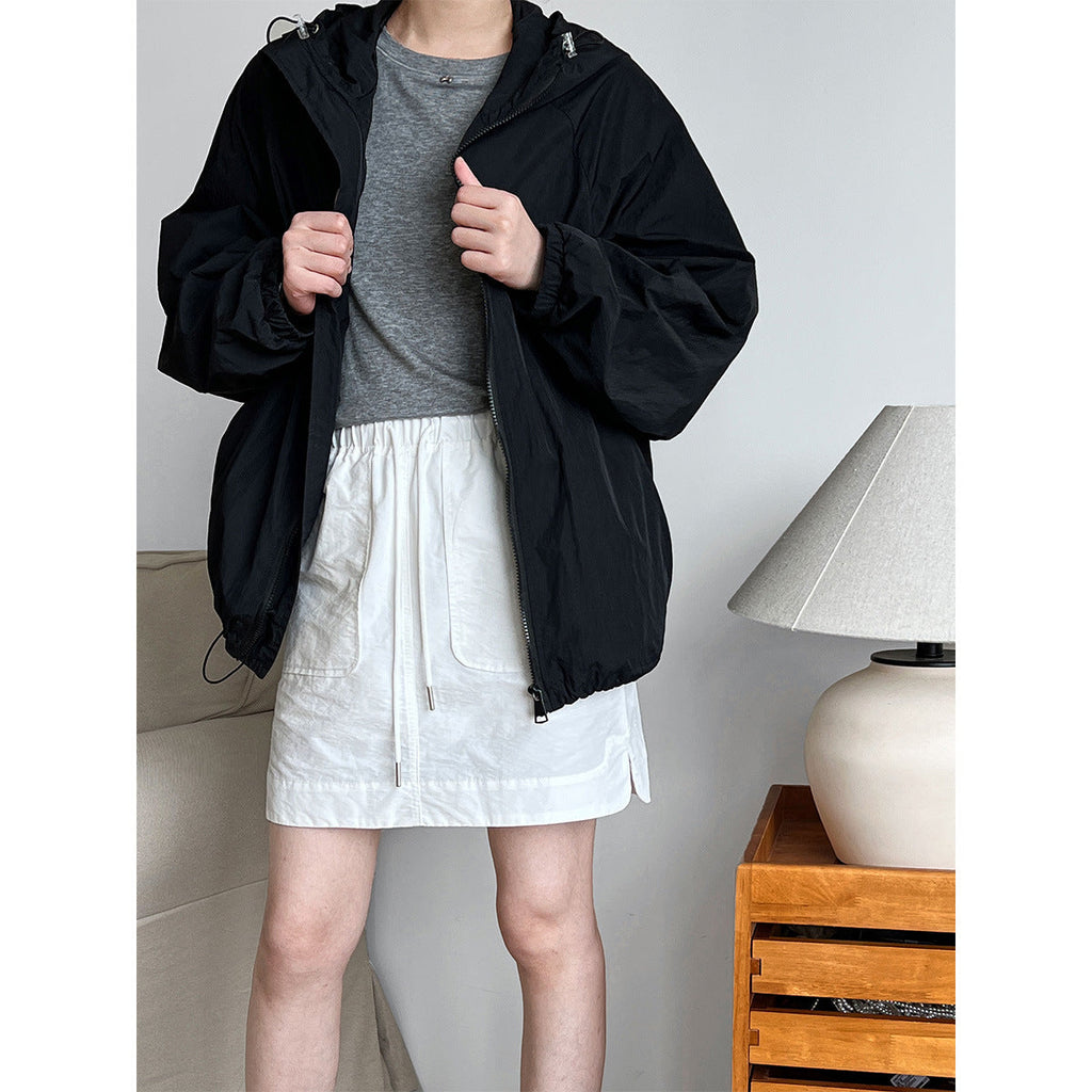 New minimalist mountain A-word hip-wrapped sports skirt