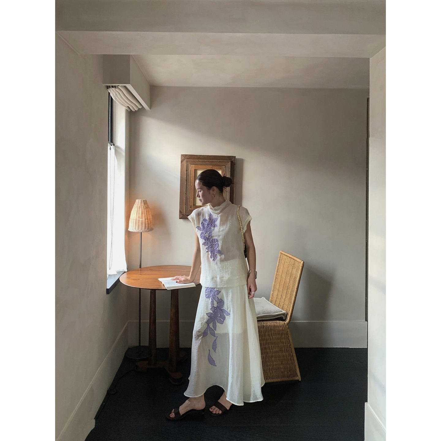 Sleeveless Skirt Set