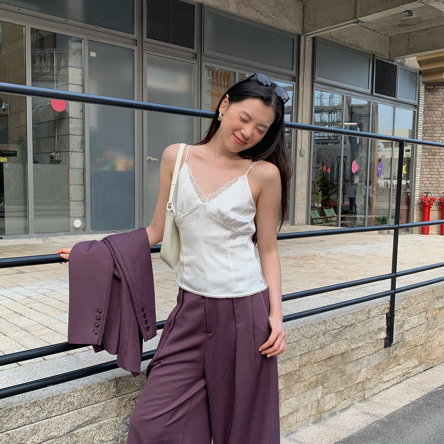 Sexy high-quality lace inner sling vest
