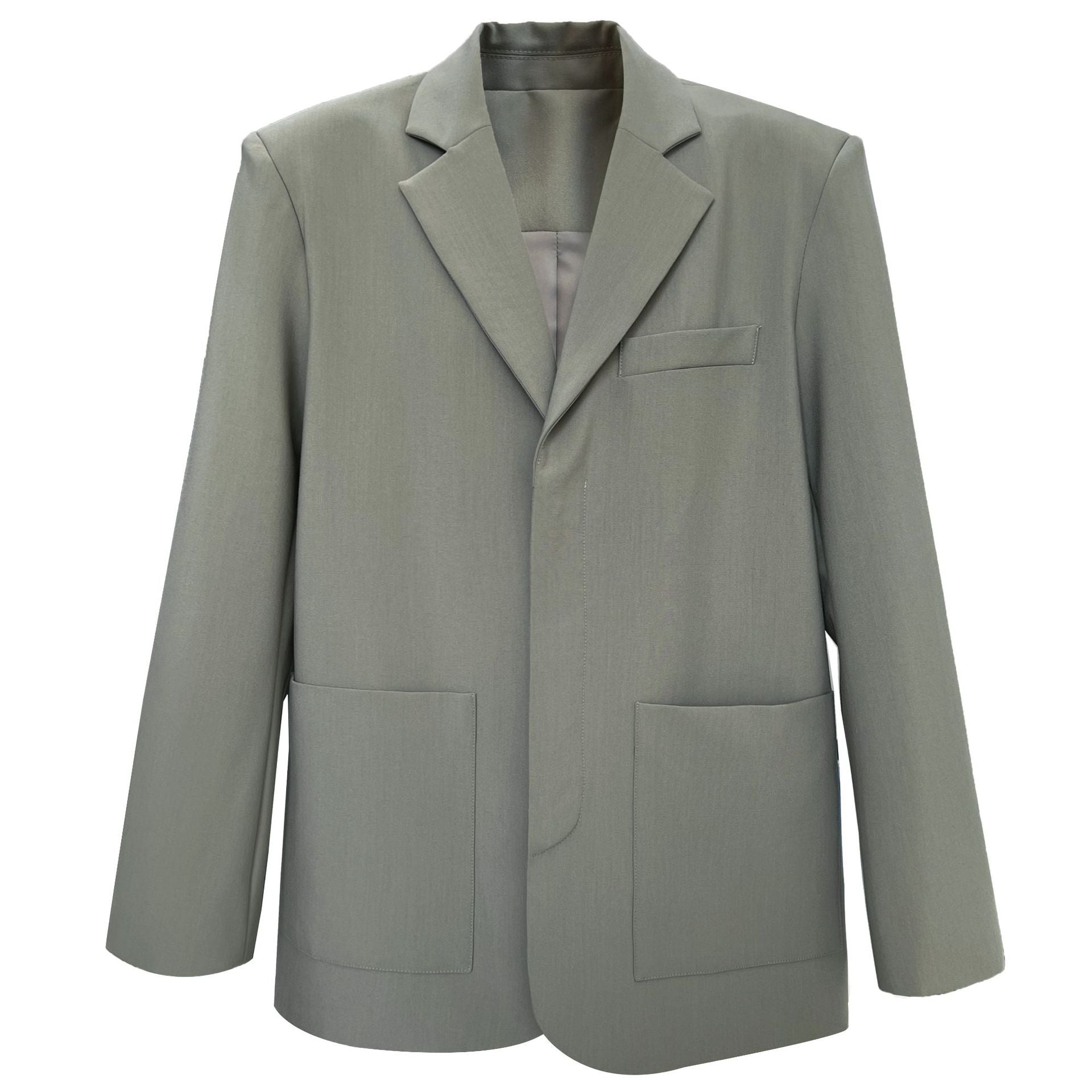 TR drape fabric high-end temperament blazer women's fashionable design casual shoulder padded top