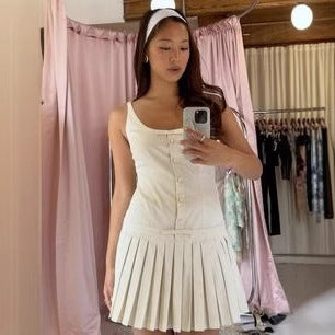 Fashion Casual Sweet Suspender Dress