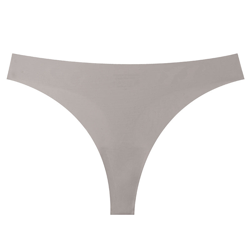 Cross-border seamless ice silk low-rise underwear women's bikini breathable quick-drying invisible sports yoga women's underwear