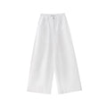 Early spring casual temperament versatile and thin long wide-leg jeans