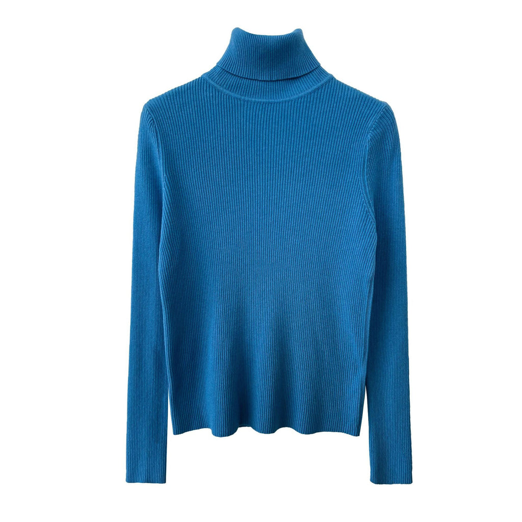 High collar silmheattech bottom shirt women's fall and winter style comfy basicseasiest for matchknittingelegant inner top