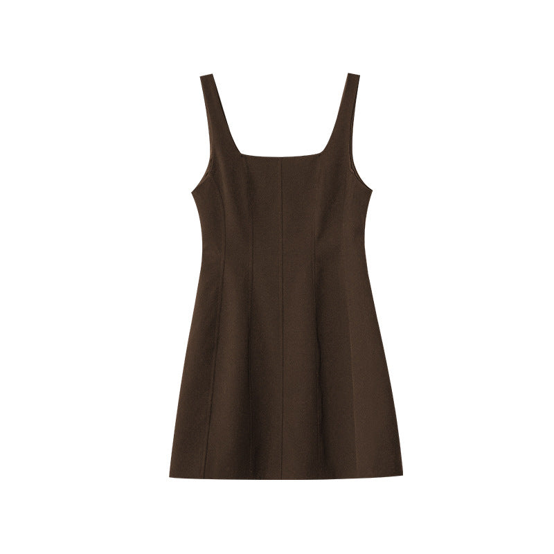 Child versatile temperament age reduction waist stacking wear sleeveless vest skirt