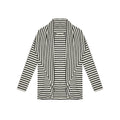 Stripe Contrast Basic Long Sleeve T-Shirt