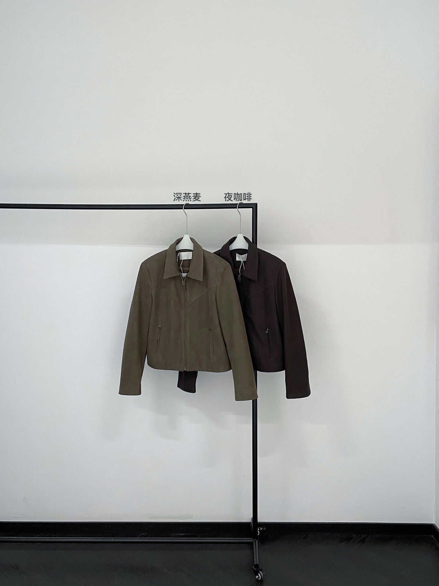 Spring Casual Lapel Maillard Vintage Suede Western Jacket