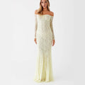 New Fashion Spice Girl Sexy Lace Fishtail Dress Slim European and American Shoulder Dress