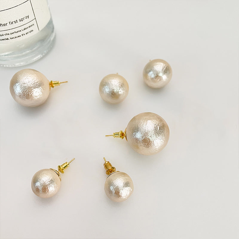 S925 silver needle light luxury niche pearl stud earrings women's versatile temperament long fringed earrings high-end earrings