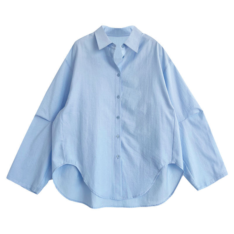 Korean high-end temperament shirt women's autumn new lazy wind stacked shirt jacket
